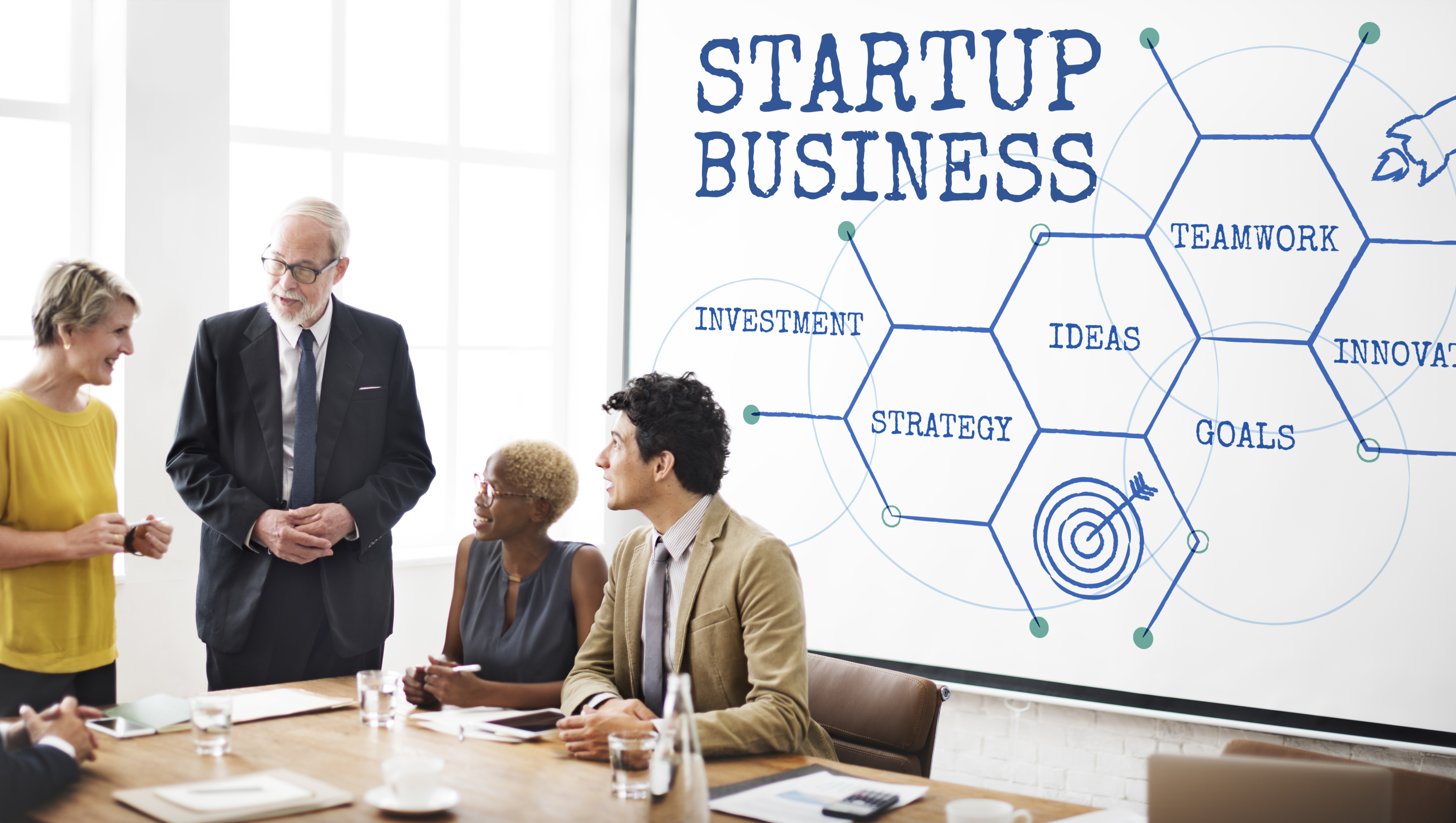 Indian startups discussing cloud storage strategy and business goals