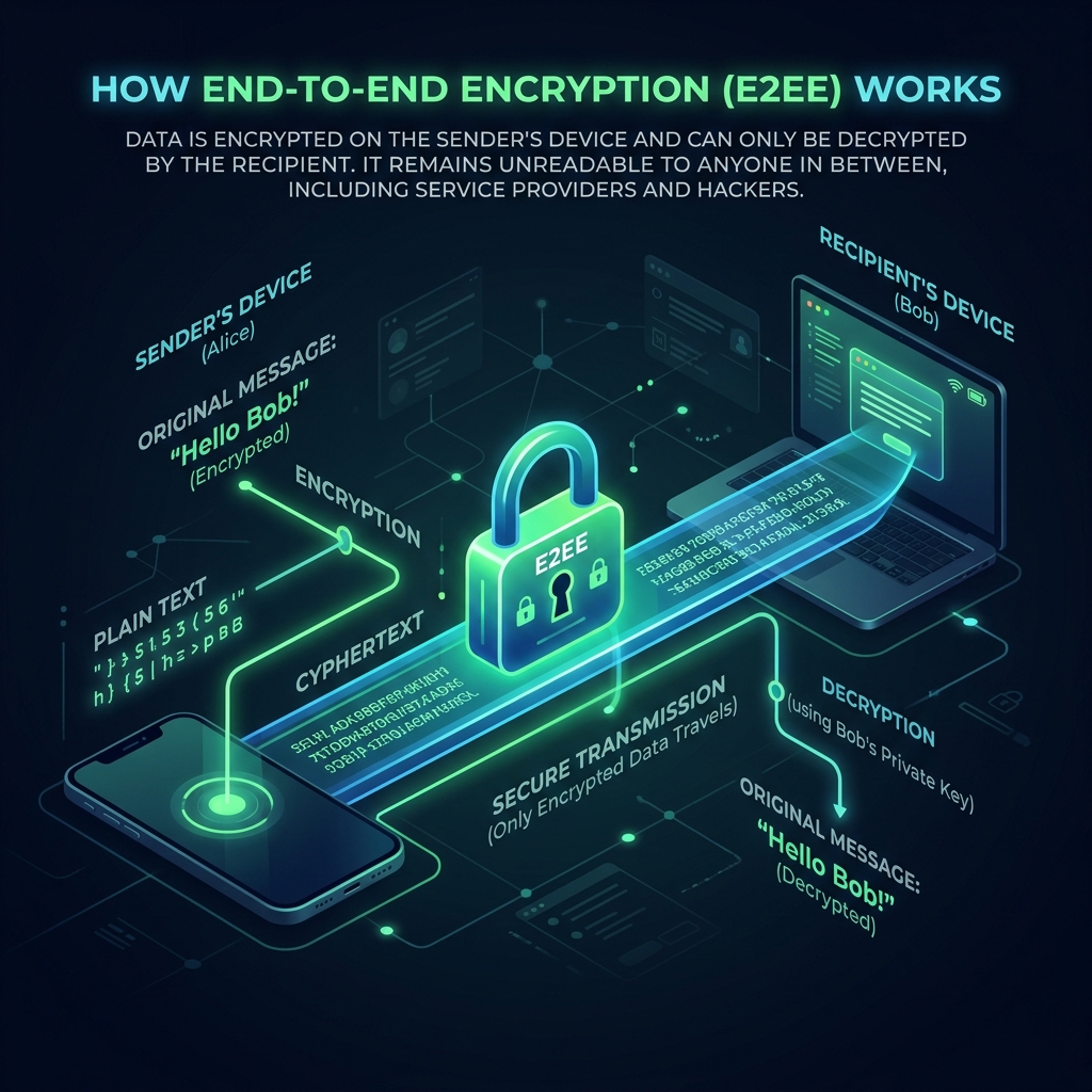 End-to-End Encryption Workflow